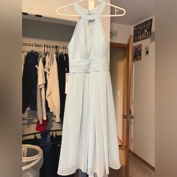 knit strapless dress Lylah Strapless Dress main image 0